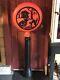 Vintage Union Products Halloween Silhouette Blow Mold Light Lamp Post