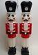 Vintage Union Products Nutcracker Toy Soldiers Blow Mold 30 Tall 1987 Christmas