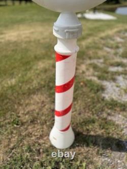 Vintage Union Products Reindeer Parking Blow Mold 54 Candy Cane Pole Light Vintage Union Products Reindeer Parking Blow Mold 54 Candy Cane Pole Light
