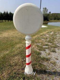 Vintage Union Products Reindeer Parking Blow Mold 54 Candy Cane Pole Light Vintage Union Products Reindeer Parking Blow Mold 54 Candy Cane Pole Light