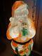Vintage Whispering Santa Claus 46 Christmas Gifts Lighted Blow Mold Yard Decor