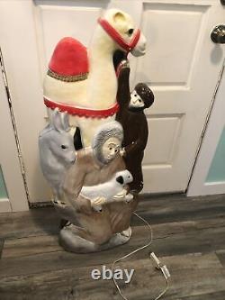 Vintage Xmas Light Up Decoration Union Products 1998 Shepard & Camel 40 inches