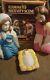 Vintage Empire Nativity Set Of Christmas Blow Mold Set Of 3 With Box