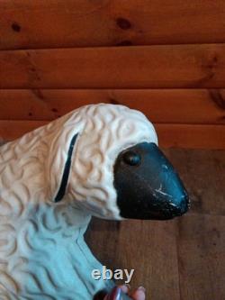 Vtg. 1989 Union Products 2 White Lambs & 1 Black Sheep Blow Mold Rare No Lights Vtg. 1989 Union Products 2 White Lambs & 1 Black Sheep Blow Mold Rare No Lights
