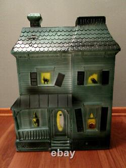 Vtg 1995 Don Featherstone #5572 Lighted Halloween Haunted House Blow Mold