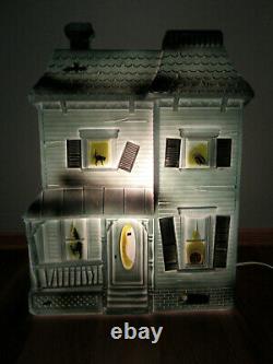 Vtg 1995 Don Featherstone #5572 Lighted Halloween Haunted House Blow Mold