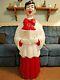 Vtg 50 Poloron Boy Caroler Choir Christmas Blow Mold Light Up Yard Decor Lawn