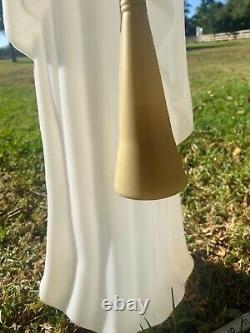 Vtg Blow Mold TPI Angel Choir with Horn Christmas Nativity 34 Lights Up Works