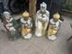 Vtg Christmas Poloron 28 Lighted Lot Set Wise Man Blow Mold Nativity Outdoor X4