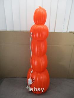 Vtg DON FEATHERSTONE Pumpkin Totem Stack Lighted Halloween Blow Mold UNION 35 Vtg DON FEATHERSTONE Pumpkin Totem Stack Lighted Halloween Blow Mold UNION 35