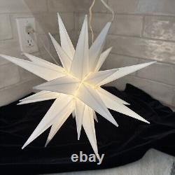 Vtg Star Of Bethlehem Blow Mold 14 3/4 Light Nativity with Orig Box & Paperwork