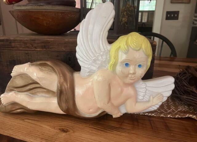 Vtg Valentines 1997 Don Featherstone Union Blow Mold Cherub Cupid Cord Included