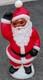 Vtg Waving Santa Blow Mold General Foam Christmas 40 Tall Black Works See Pics