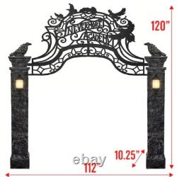 Wednesday 10-ft Talking LED Nevermore Academy Arch Yard Decoration Wednesday 10-ft Talking LED Nevermore Academy Arch Yard Decoration