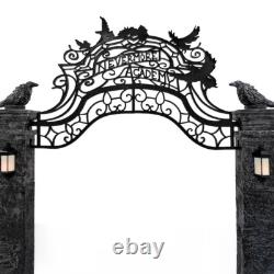 Wednesday 10-ft Talking LED Nevermore Academy Arch Yard Decoration Wednesday 10-ft Talking LED Nevermore Academy Arch Yard Decoration