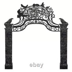 Wednesday 10-ft Talking LED Nevermore Academy Arch Yard Decoration Wednesday 10-ft Talking LED Nevermore Academy Arch Yard Decoration