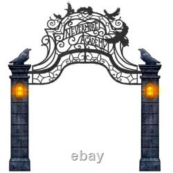Wednesday 10-ft Talking LED Nevermore Academy Arch Yard Decoration Wednesday 10-ft Talking LED Nevermore Academy Arch Yard Decoration