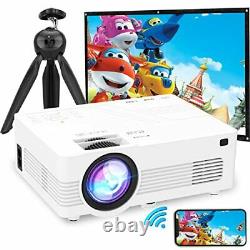 WiFi Projector 7500Lumens QK03 Outdoor Projector Full HD 1080P Supported Outd