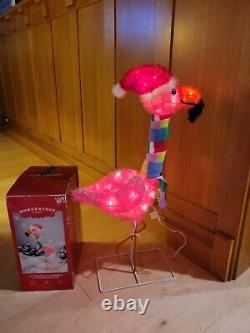 Wondershop Target Tinsel Lit Flamingo Christmas Indoor Outdoor