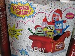 Yo Gabba Gabba Airblown Inflatable Christmas Sleigh Holiday Yard Decoration 6