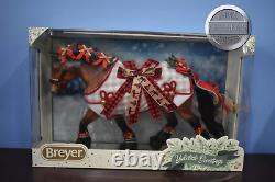 Yuletide Greetings-New in Box-Shire Gelding Mold-Holiday Exclusive-Breyer Tradit