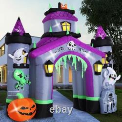 ZPISF Halloween Inflatables Giant 12.5 FT Haunted House Castle Archway Outdoor ZPISF Halloween Inflatables Giant 12.5 FT Haunted House Castle Archway Outdoor