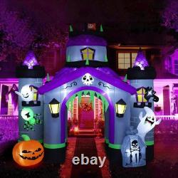 ZPISF Halloween Inflatables Giant 12.5 FT Haunted House Castle Archway Outdoor ZPISF Halloween Inflatables Giant 12.5 FT Haunted House Castle Archway Outdoor