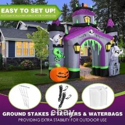 ZPISF Halloween Inflatables Giant 12.5 FT Haunted House Castle Archway Outdoor ZPISF Halloween Inflatables Giant 12.5 FT Haunted House Castle Archway Outdoor