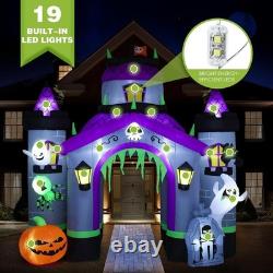 ZPISF Halloween Inflatables Giant 12.5 FT Haunted House Castle Archway Outdoor ZPISF Halloween Inflatables Giant 12.5 FT Haunted House Castle Archway Outdoor